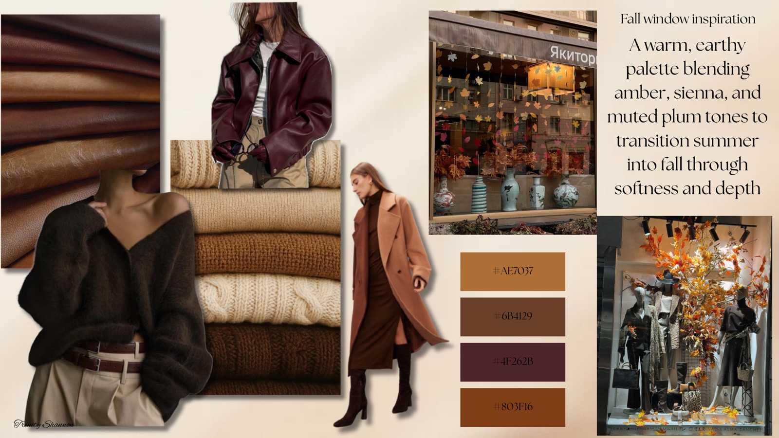 Golden Dusk mood board