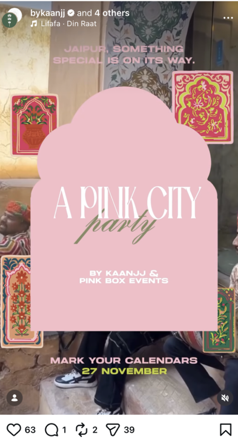 Community event post example
