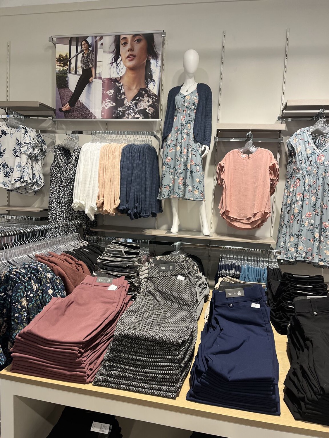 Floral dress wall styling